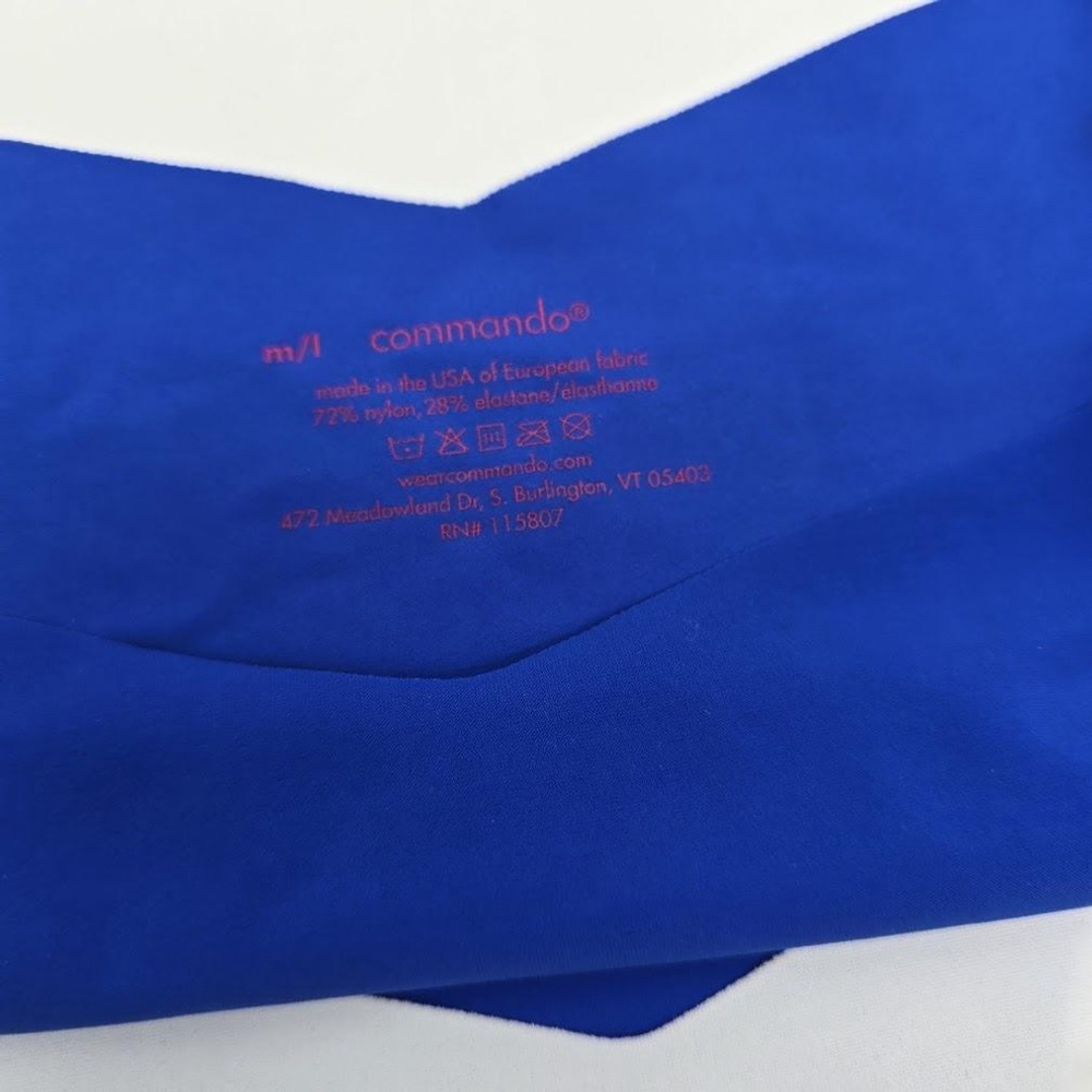 Commando Thong 3-Pack Women’s M/L Black White Blue Seamless No-Show USA NWOT - Picture 15 of 15